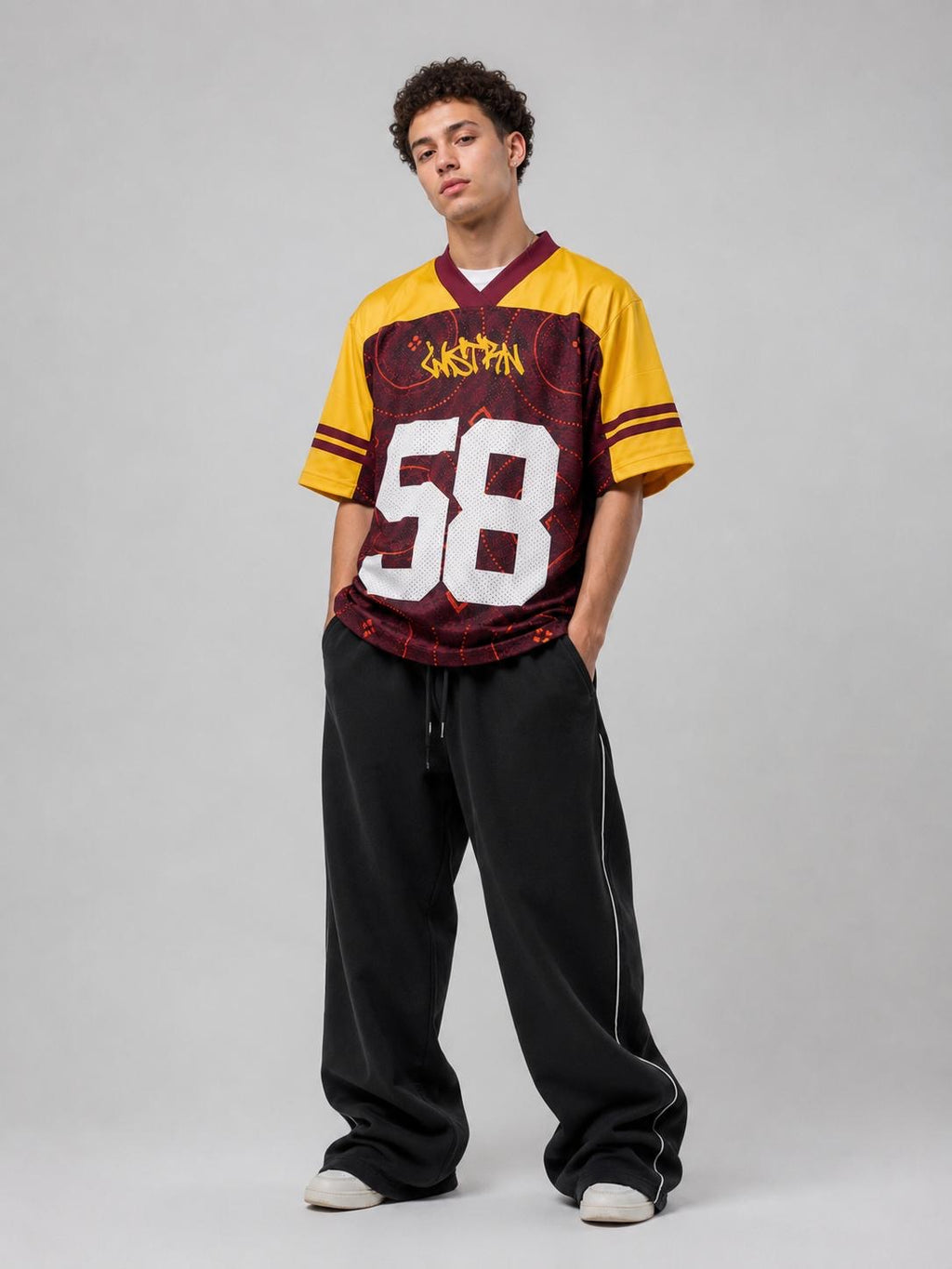 MIDNIGHT FIELD JERSEY (Burgundy)