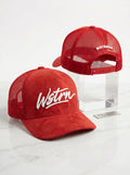 Crimson Outlaw Trucker Hat