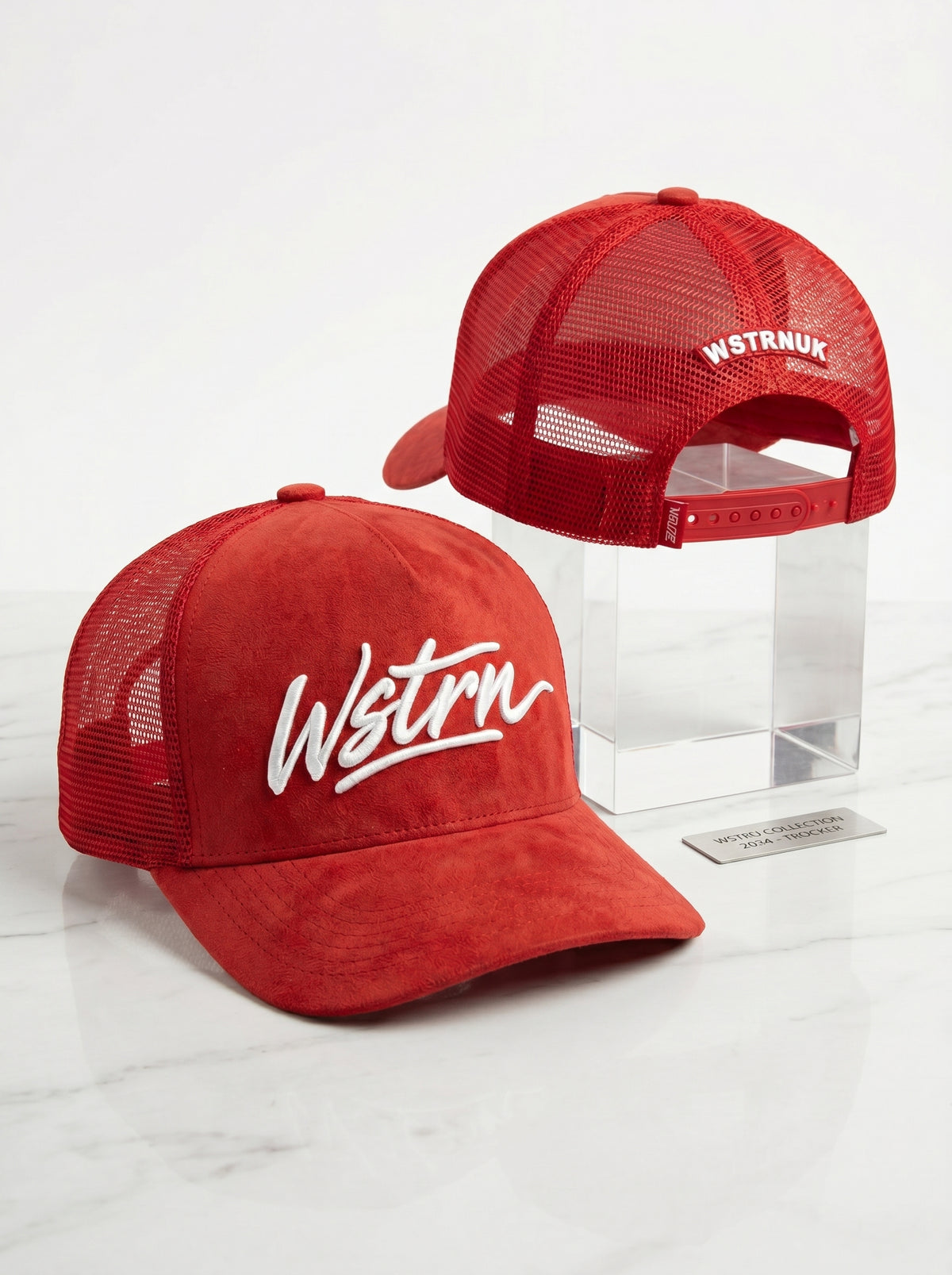 Crimson Outlaw Trucker Hat