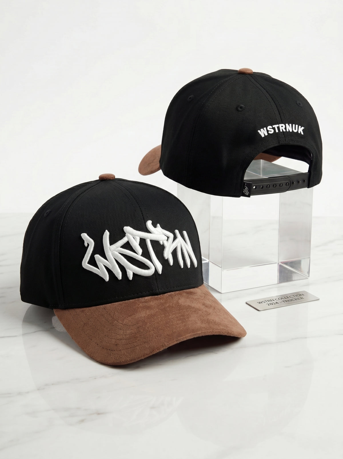 Brown Saddleback Suede Hat